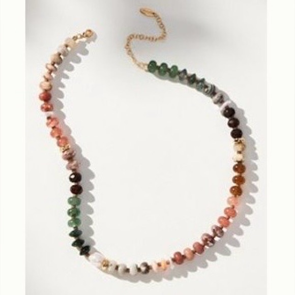 Anthropologie Jewelry - Anthropologie Rainbow stone necklace